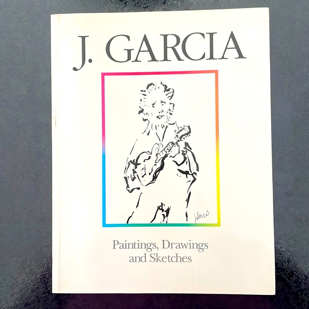 Jerry Garcia, book of paintings, drawings, and sketches
